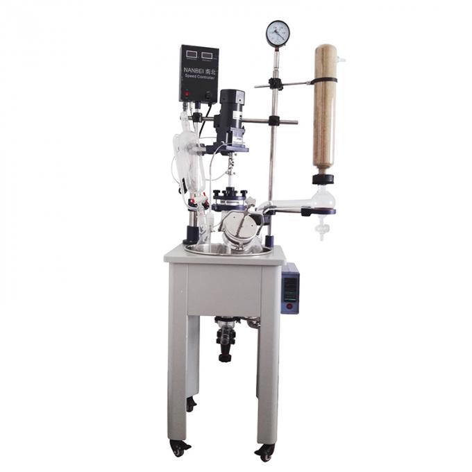 20L chemical lab single layer glass reactor 0