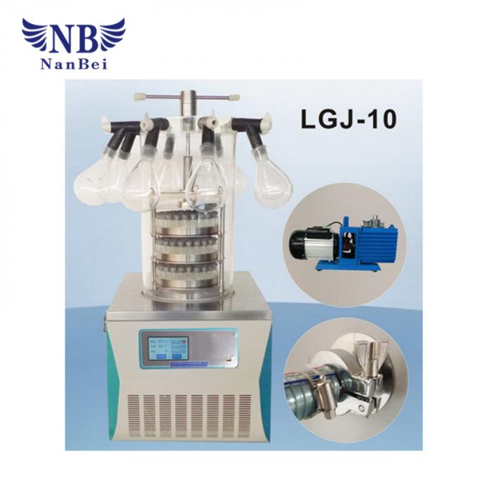 Manifold Press Freeze Dryer , Freeze Dryer Equipment ISO Certification 0