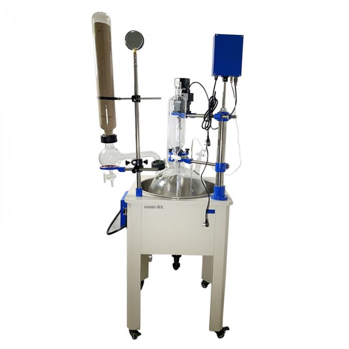 30L Chemical Big Volume Single Layer Glass Reactor 0