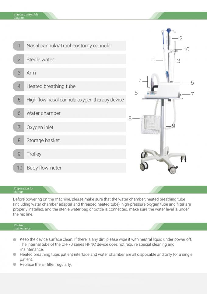 High Flow Non Invasive Ventilator Machine / Ventilator Breathing Machine 4