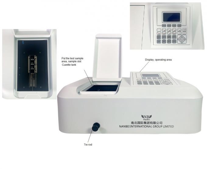 Single Double Beam 320nm 1100nm UV VIS Spectrophotometer 1