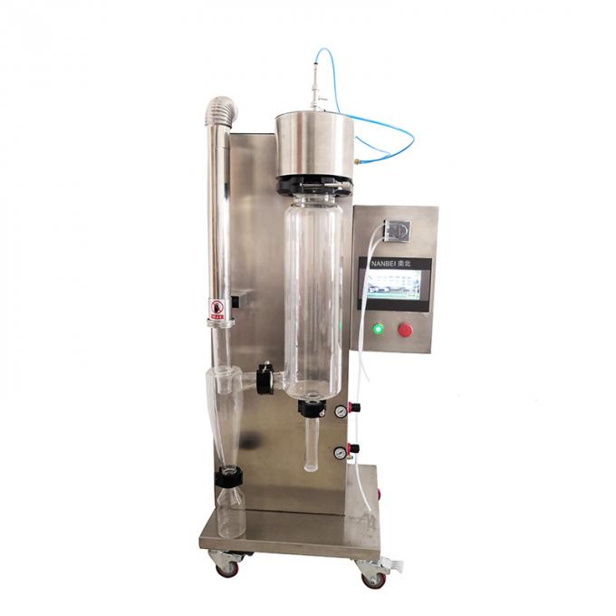 2L/H Lab Spray Dryer 0.7mm Standard Nozzle Size NBSP-1500 CE Certification 0