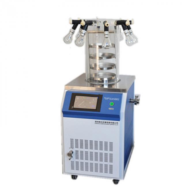 Electrical Heating LCD Display 0.12m2 Vacuum Freeze Dryer Lyophilizer 10