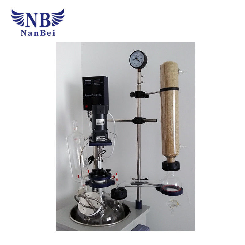 20L chemical lab single layer glass reactor