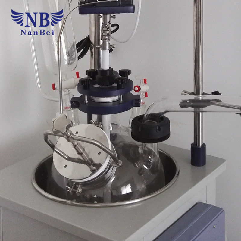 20L chemical lab single layer glass reactor