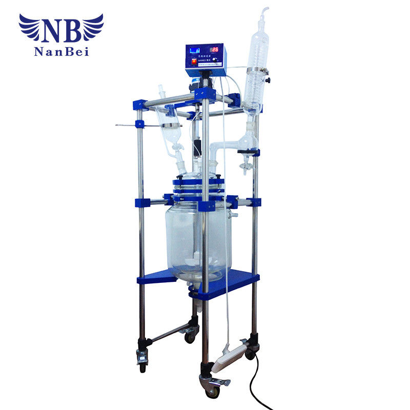 Laboratory Jacketed Double Glass Type Glass Reactor