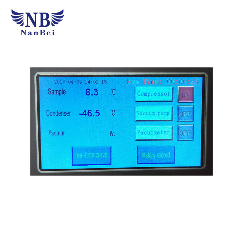 Bench Lab Freeze Dryer , Pharmaceutical Freeze Dryer Vacuum Degree <10PA