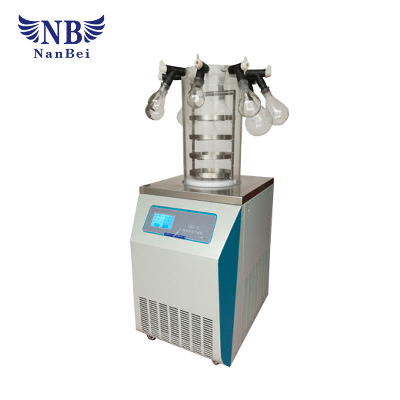 Manifold Laboratory Freeze Dryer , Chemical Vacuum Freeze Dryer 1 Year Warranty