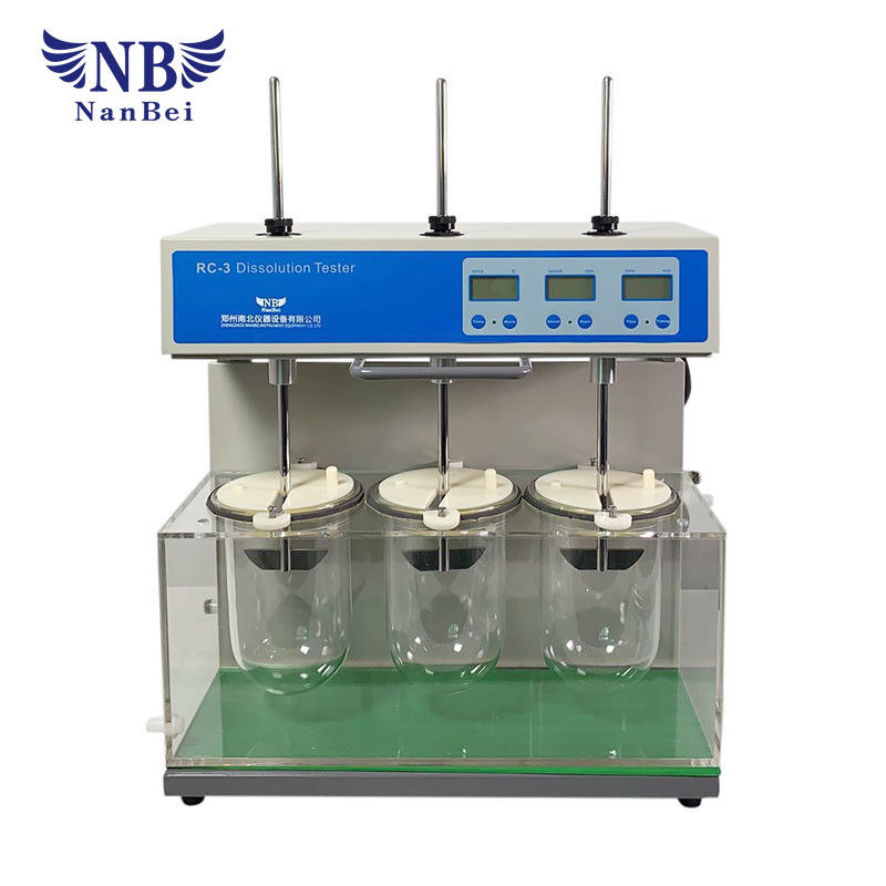 Medical 3 Vessels Dissolution Tester Speed Accurac