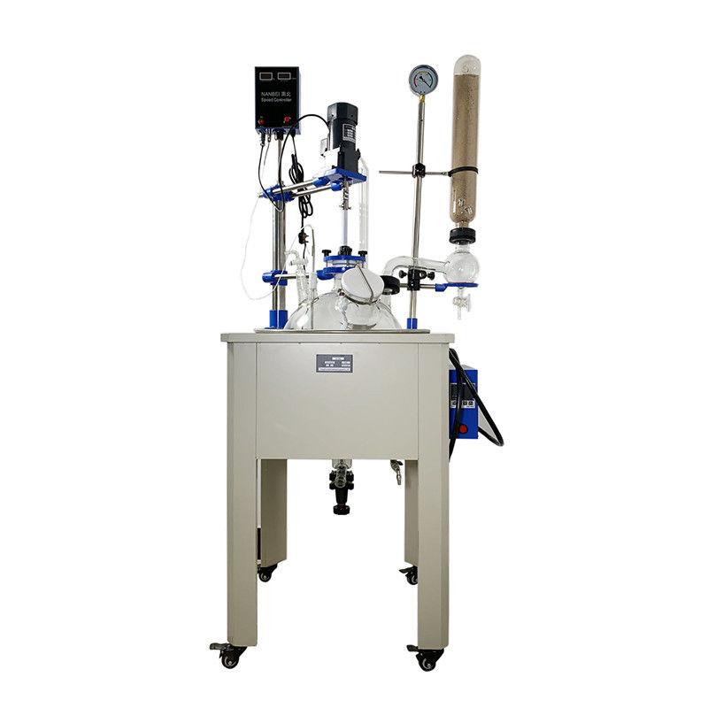 30L Chemical Big Volume Single Layer Glass Reactor