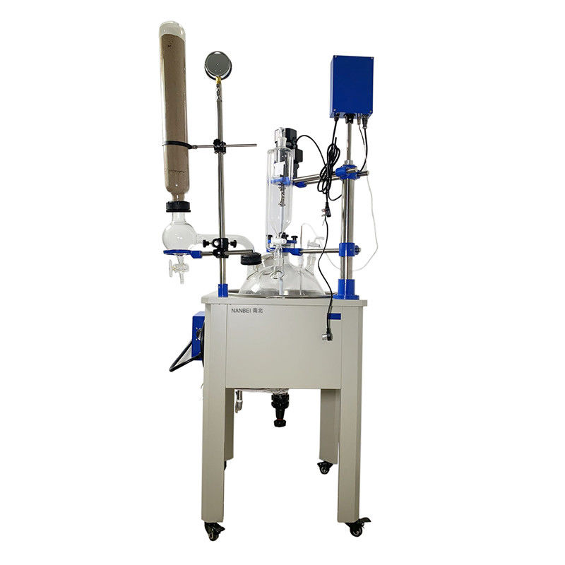 30L Chemical Big Volume Single Layer Glass Reactor