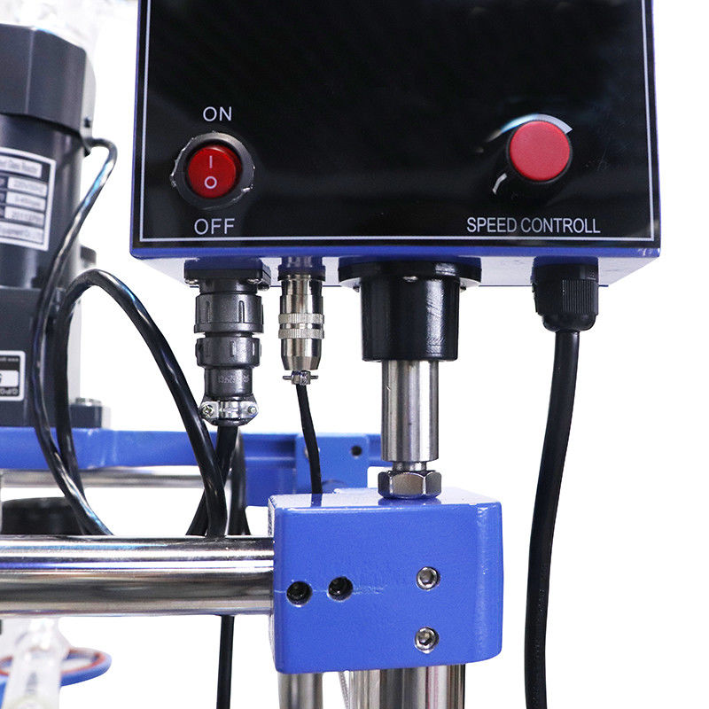 Vacuum Lab Double Walled 10L Chemical Glass Reactor