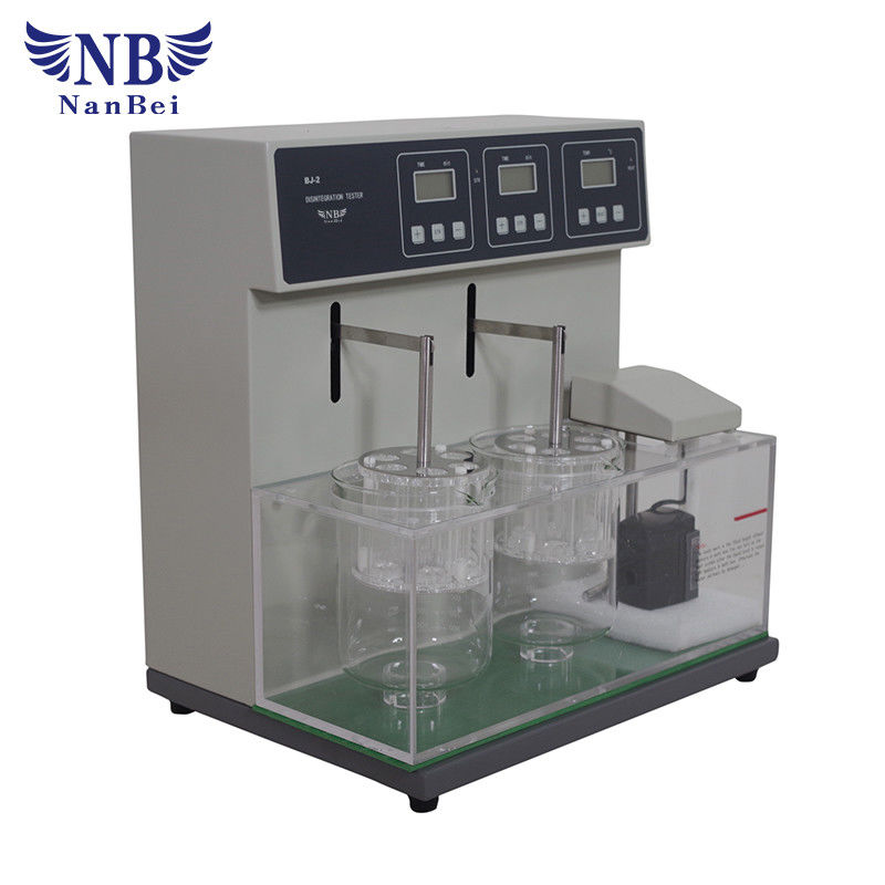 Laboratory Medical Tablet 2 Vessels Disintegration Tester 12 Months Warranty