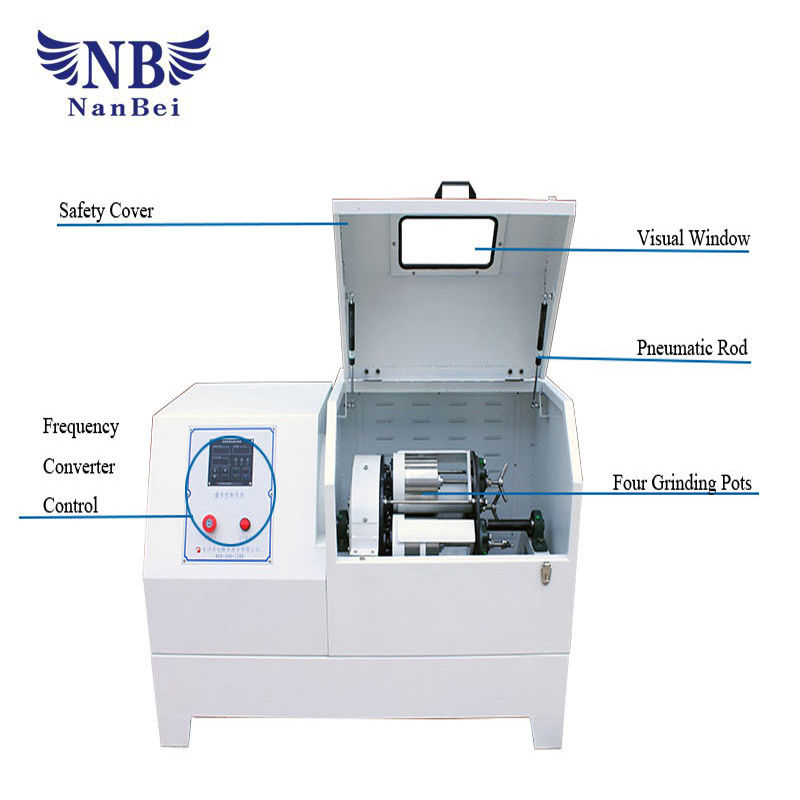 NANBEI Laboratory Grinding Equipment Planetary Ball Mill Large Capacity