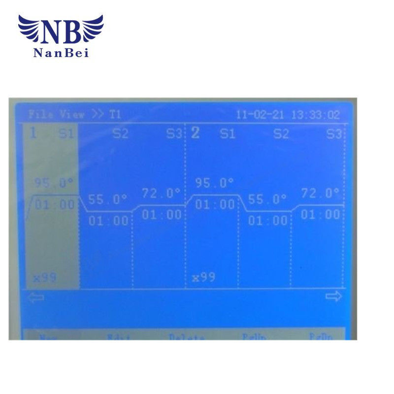LCD Display Thermal Cycler PCR Machine For Lab Use Testing DNA RNA HIV