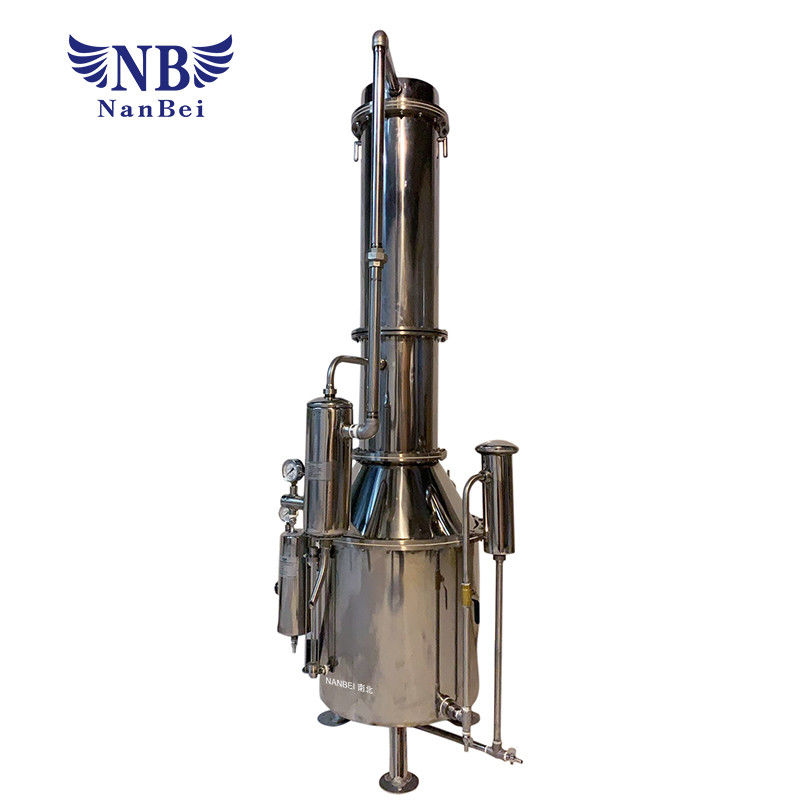 Electric Heating Tower Double SS 200L/H Water Distilling Apparatus