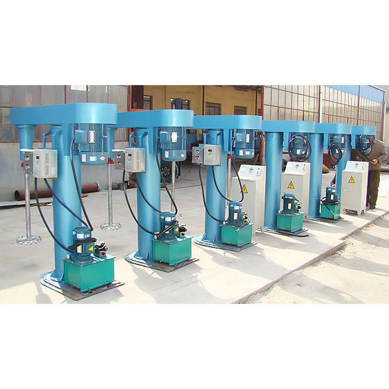 2.2kw SS304  Manual Hydraulic Lifting Disperser For Paint And Pigment