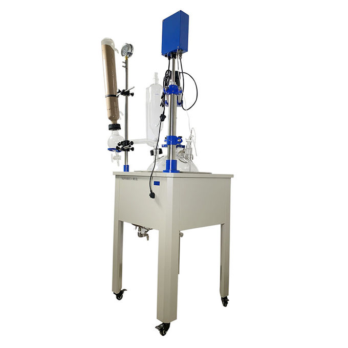 Explosion Proof Single Layer 30L Chemical Glass Reactor 2