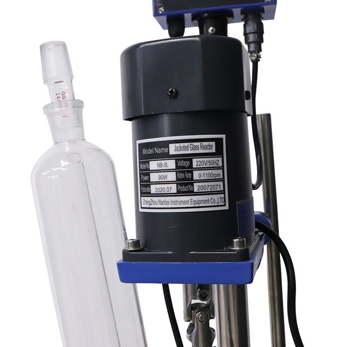 Double Layer Glass 1 Liter Chemical Glass Reactor 1