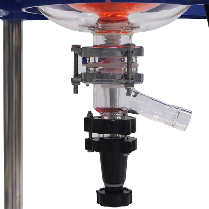 Vacuum Lab Double Walled 10L Chemical Glass Reactor 4